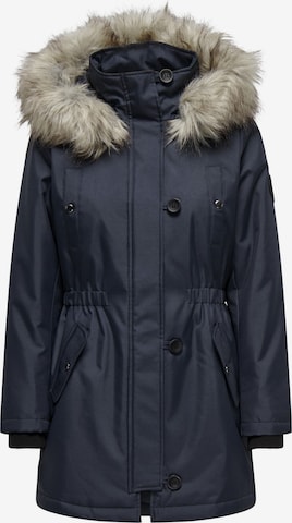 Parka d’hiver ONLY en bleu : devant