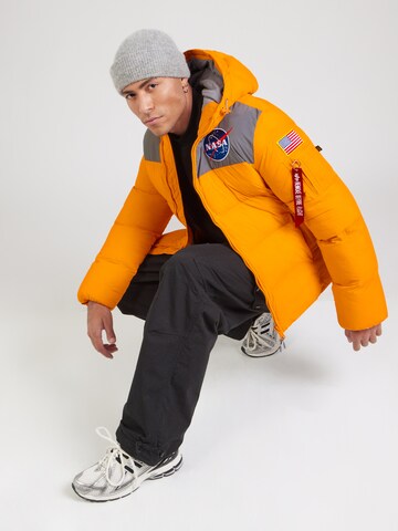 ALPHA INDUSTRIES Демисезонная куртка 'HP NASA' в Оранжевый