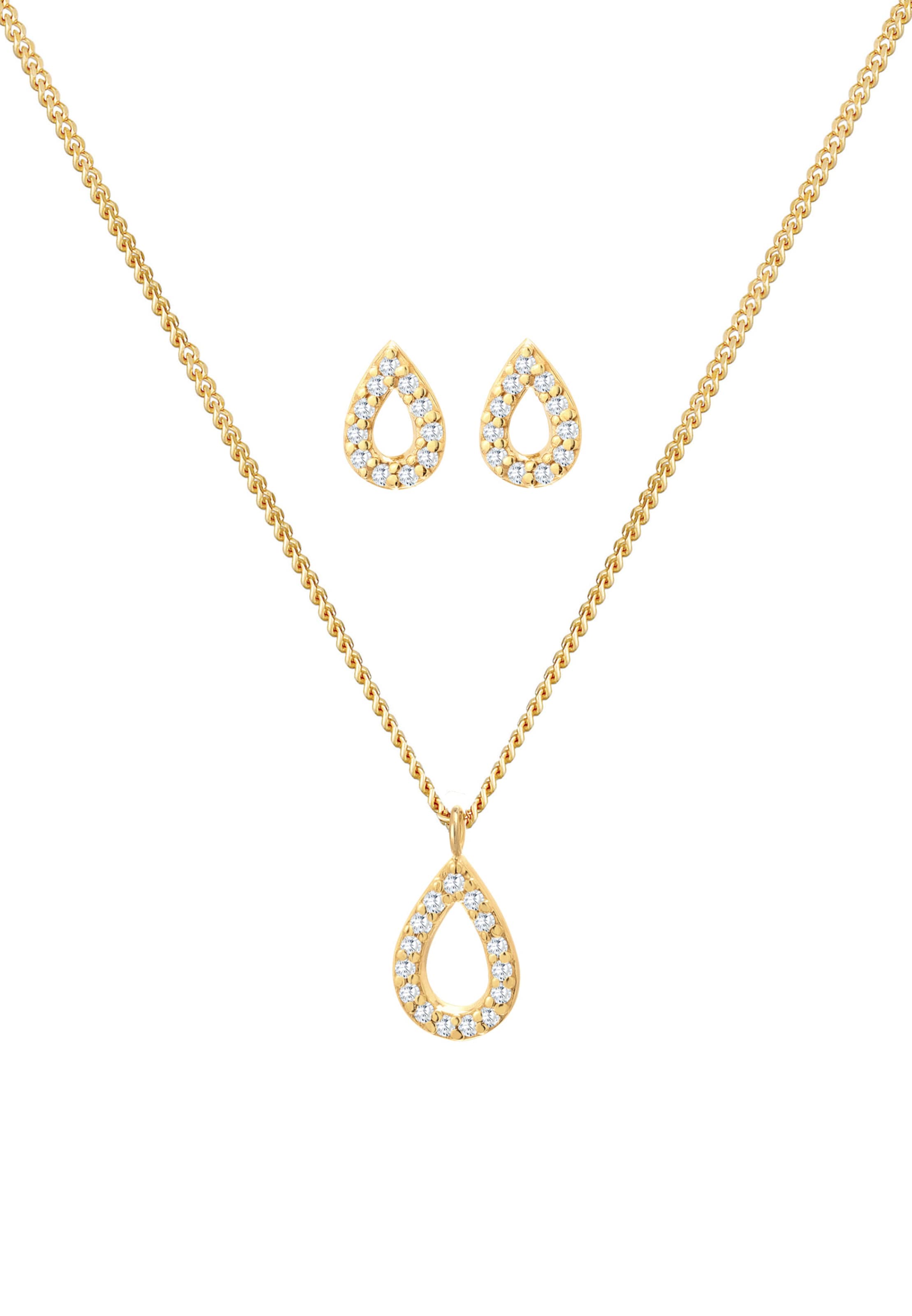 Parure de bijoux ELLI en or : devant