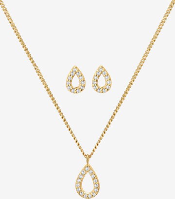 ELLI Jewelry Set in Gold: front