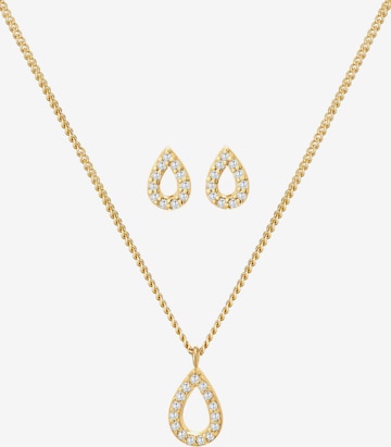 ELLI Jewelry Set in Gold: front