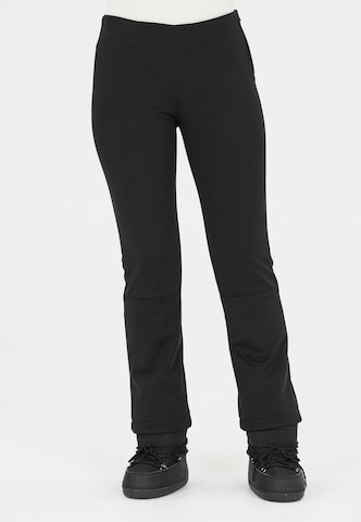 Athlecia Regular Softshellhose Vikki in Schwarz: Vorderseite