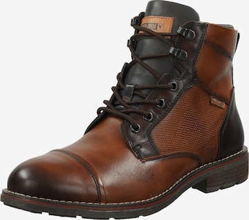 PIKOLINOS Lace-Up Boots in Brown: front