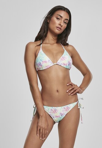 Triangle Bikini Urban Classics en mélange de couleurs : devant