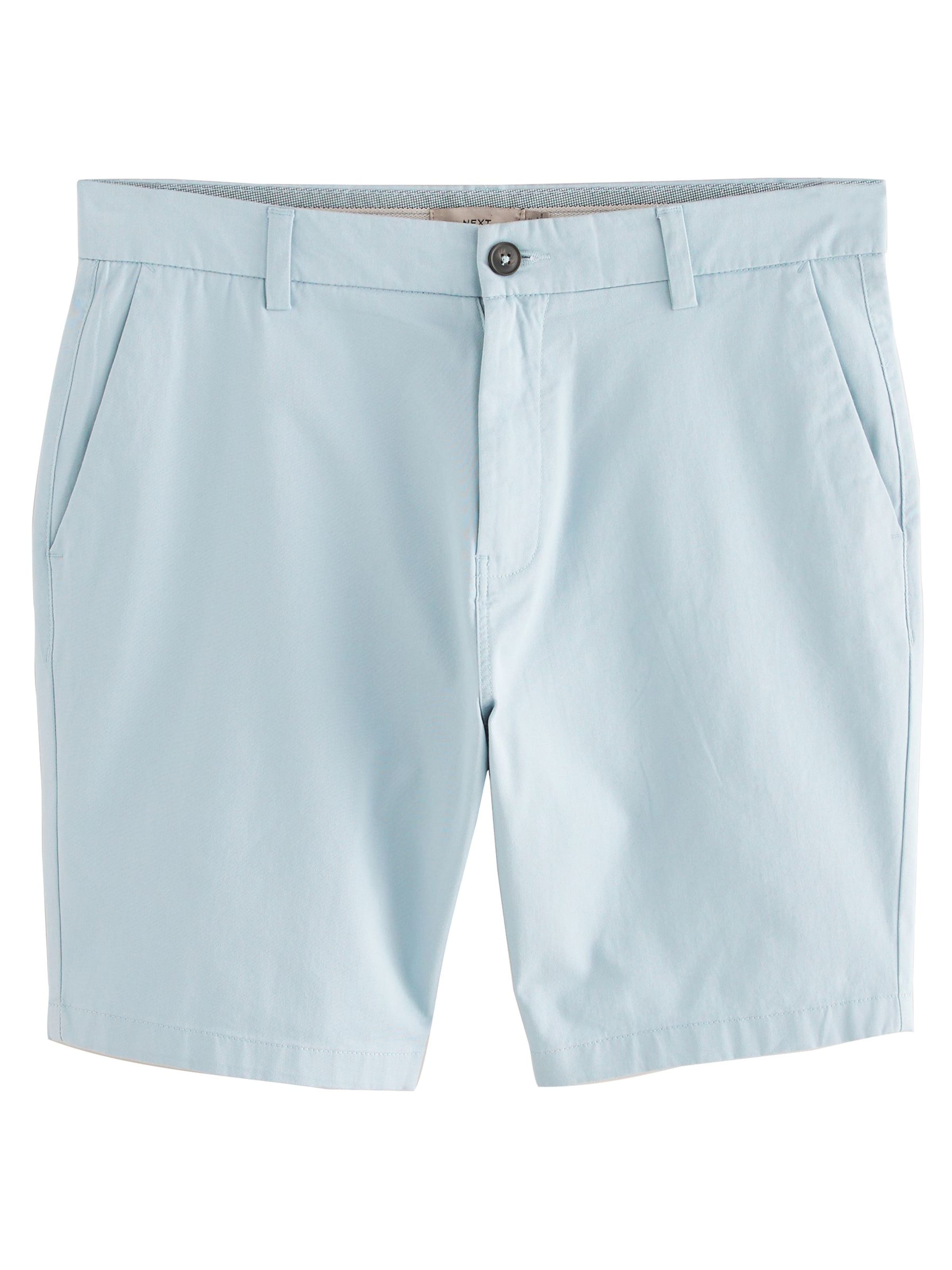 Next Normální Chino kalhoty – modrá: přední strana