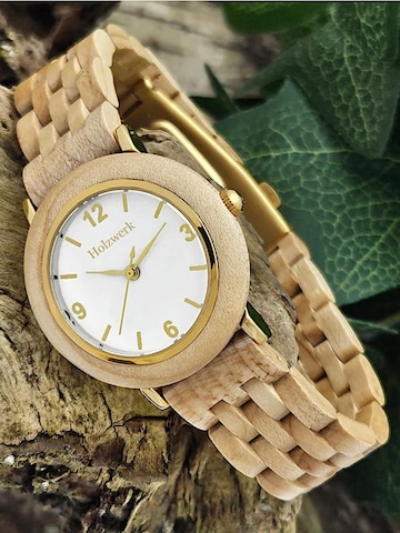 Holzwerk - Reloj analógico 'FREITAL' en marrón