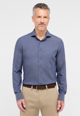 ETERNA Slim Fit Hemd in Blau: Vorderseite