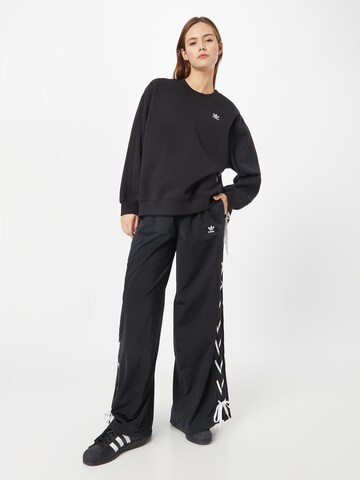 ADIDAS ORIGINALS Wide Leg Hose 'Always Original Laced ' in Schwarz