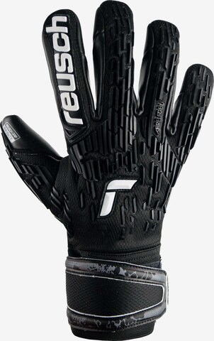 REUSCH Athletic Gloves in Black