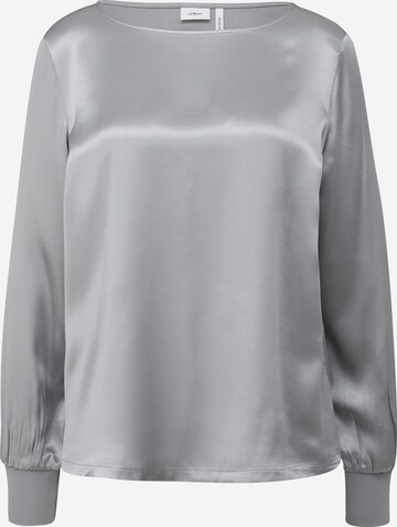 Camicia da donna di s.Oliver BLACK LABEL in grigio: frontale