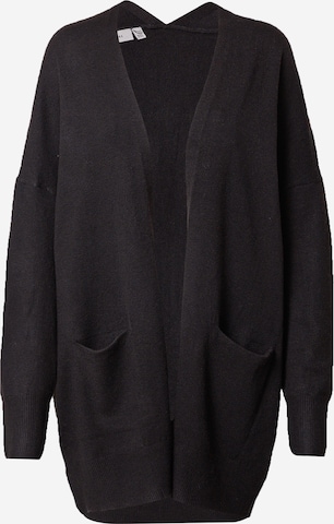ICHI Knit Cardigan in Black: front