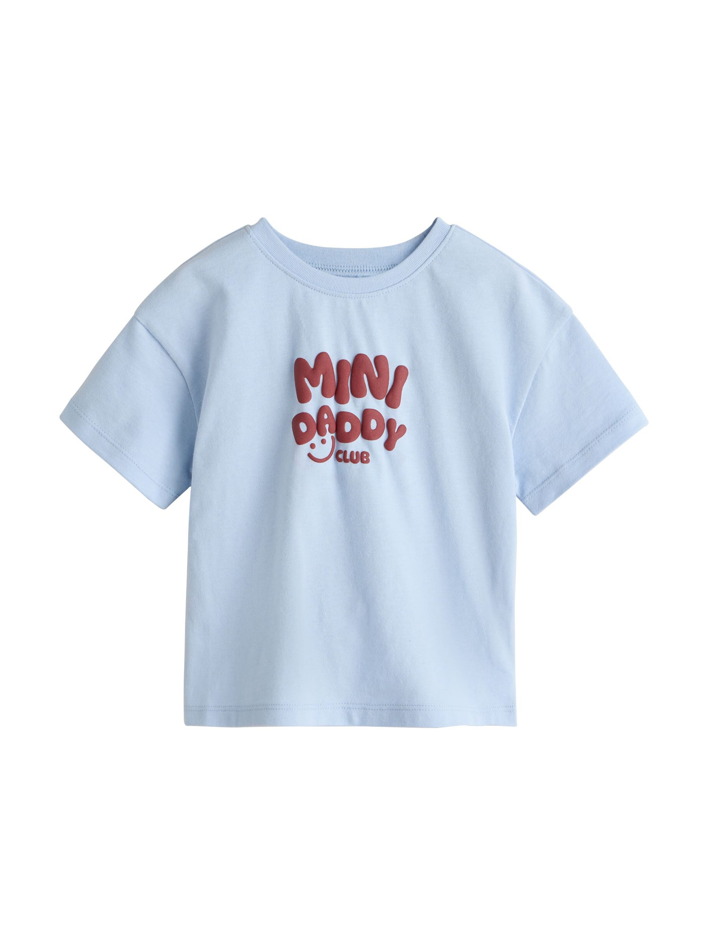 Next Shirt 'Daddy' in Blauw: voorkant