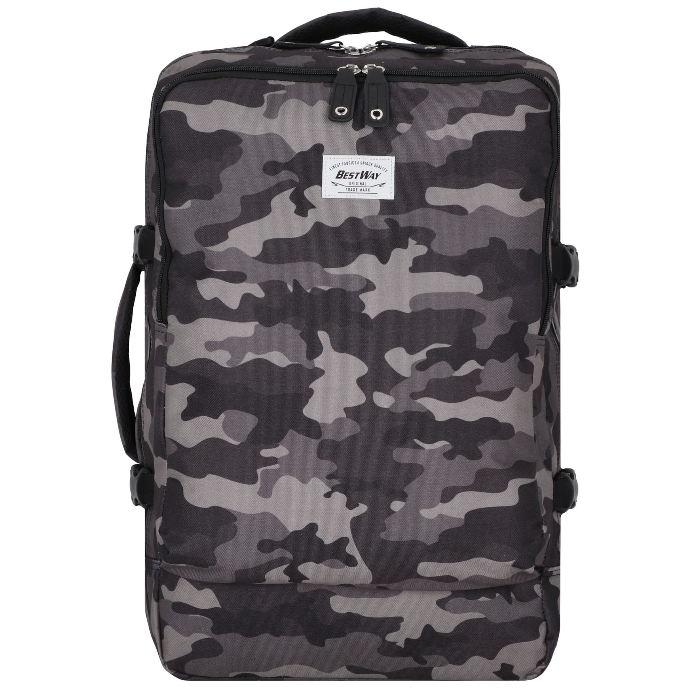 Worldpack Rugzak in Grijs: voorkant