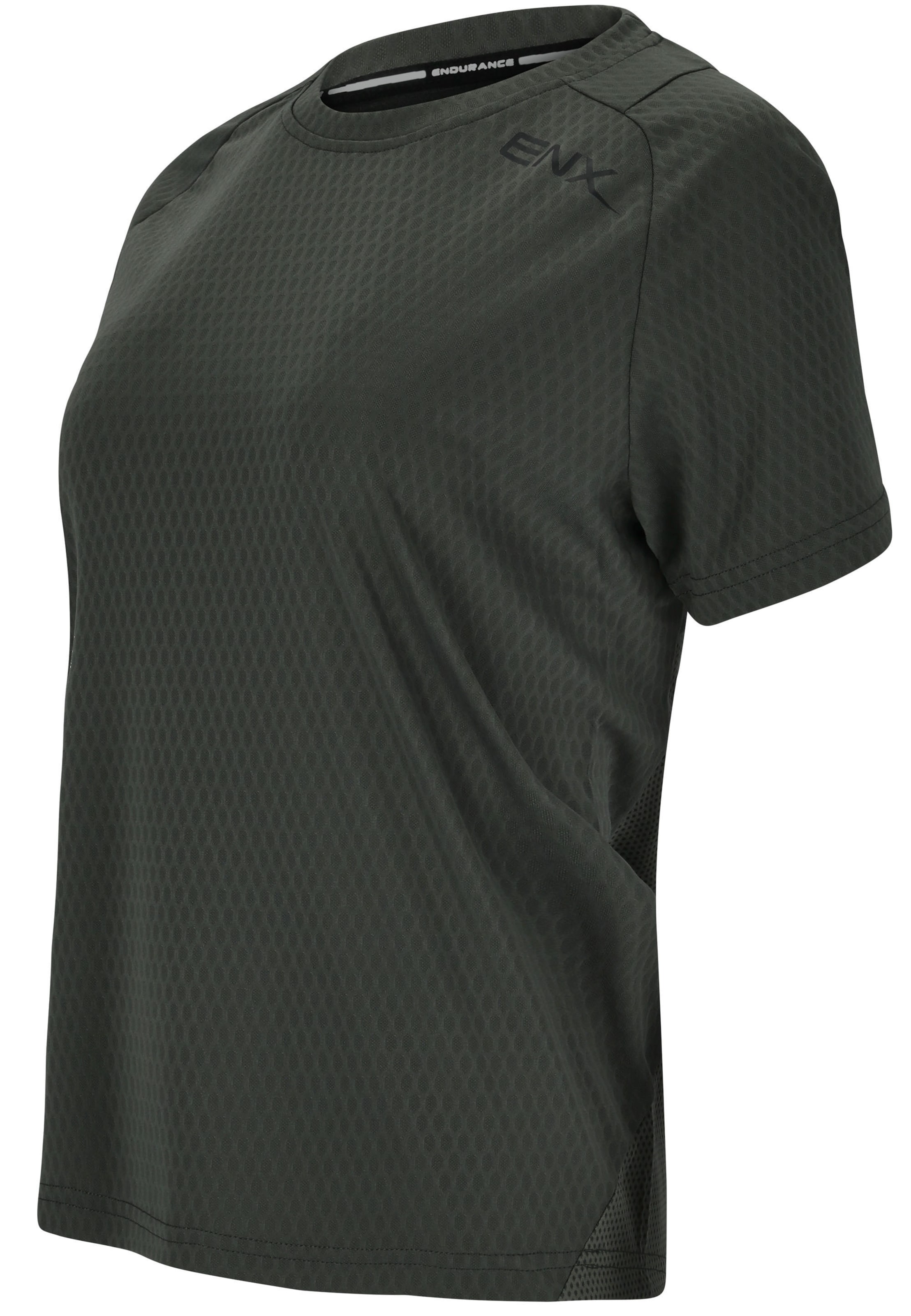 Tricou funcțional 'Jannie' de la ENDURANCE pe verde