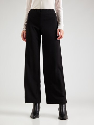 VERO MODA Широкий Штаны в Черный: спереди