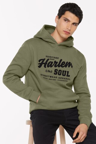 Harlem Soul Sweatshirt 'MON TEL' in Green