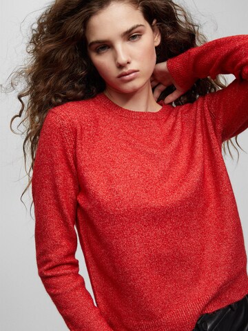 Pull&Bear Пуловер в червено
