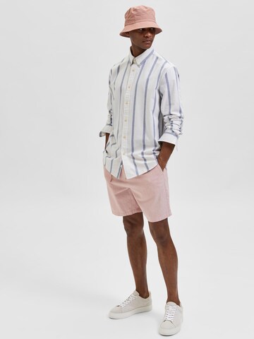 SELECTED HOMME - regular Pantalón 'Newton' en rosa