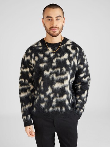 Pull-over TOPMAN en noir : devant