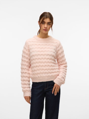 VERO MODA Pullover 'VMLAURYN' in Pink: Vorderseite