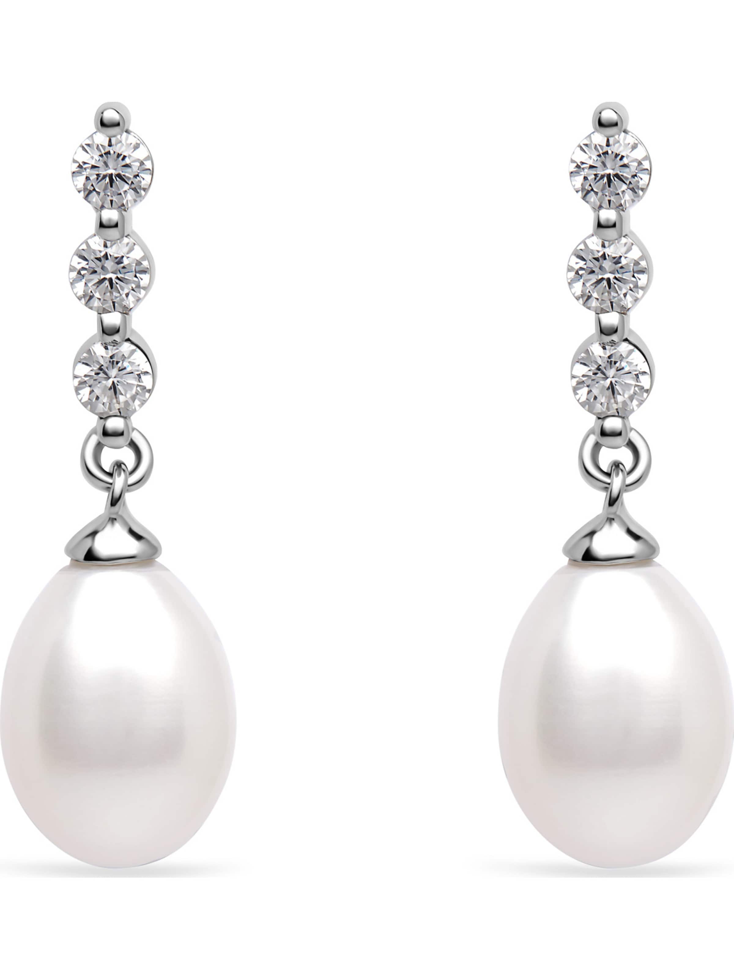 FAVS Earrings in Silver: front