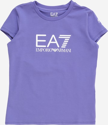 EA7 Emporio Armani Tričko – fialová: přední strana
