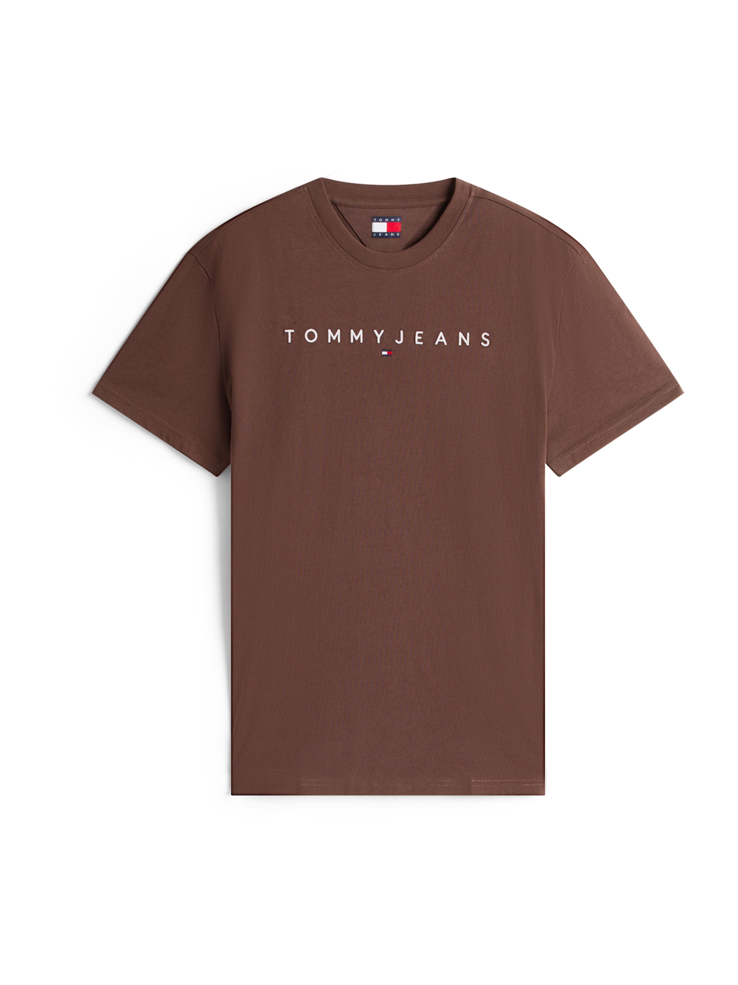 Tommy Jeans - Camisa em castanho: frente