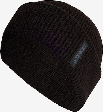 ADIDAS TERREX Athletic Hat in Black: front