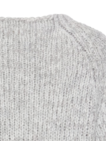 CAMEL ACTIVE Strickpullover mit weiten Ärmeln in Grau