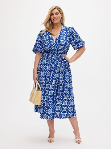 RYC by Angelina Kirsch Summer dress in Blue: front