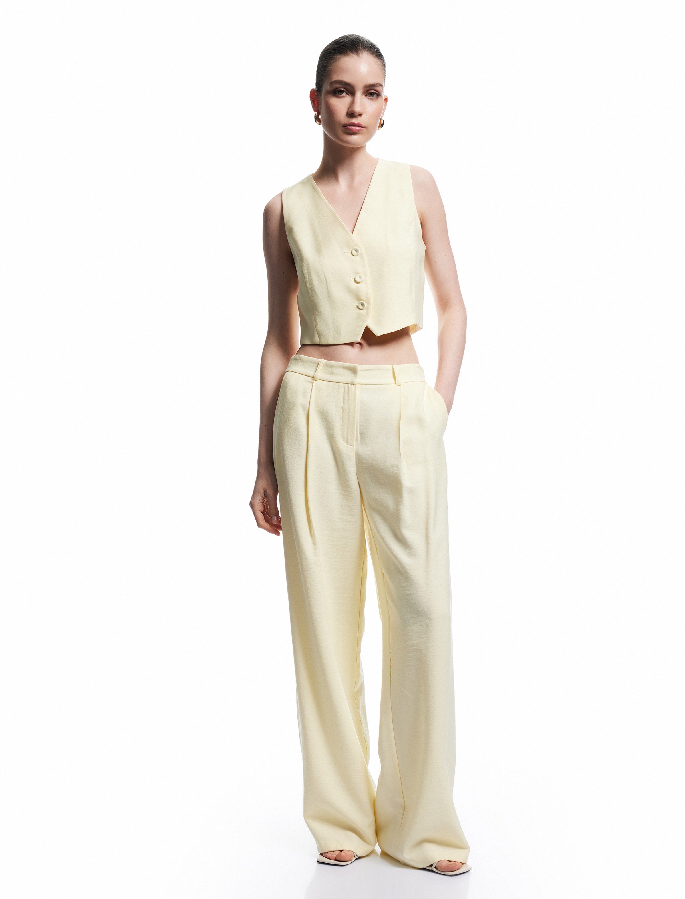 Koton Suit vest in Yellow