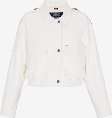 Veste mi-saison DreiMaster Maritim en blanc : devant