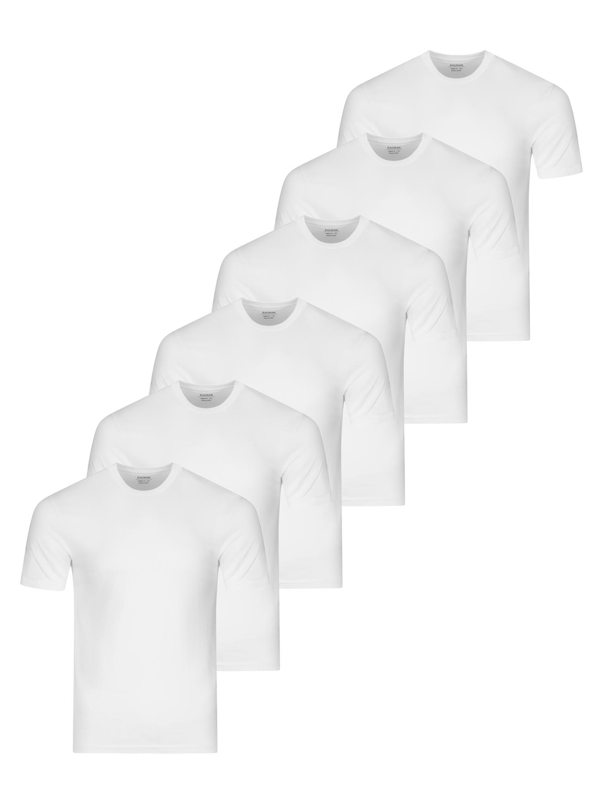 Ragman Undershirt 'Basic' in White: front