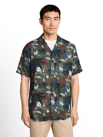 TOM TAILOR Regular fit Overhemd in Groen: voorkant