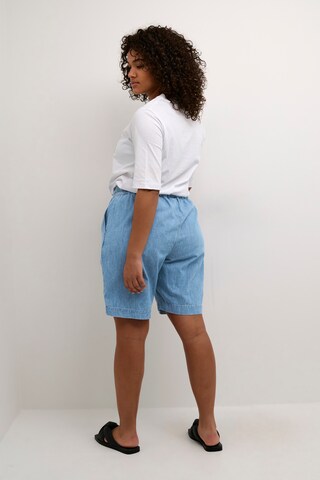 Regular Pantalon 'Louisa' KAFFE CURVE en bleu