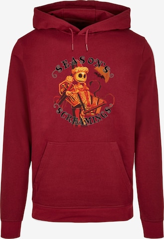 ABSOLUTE CULT Sweatshirt 'The Nightmare Before Christmas - Seasons Screamings' in Rot: predná strana