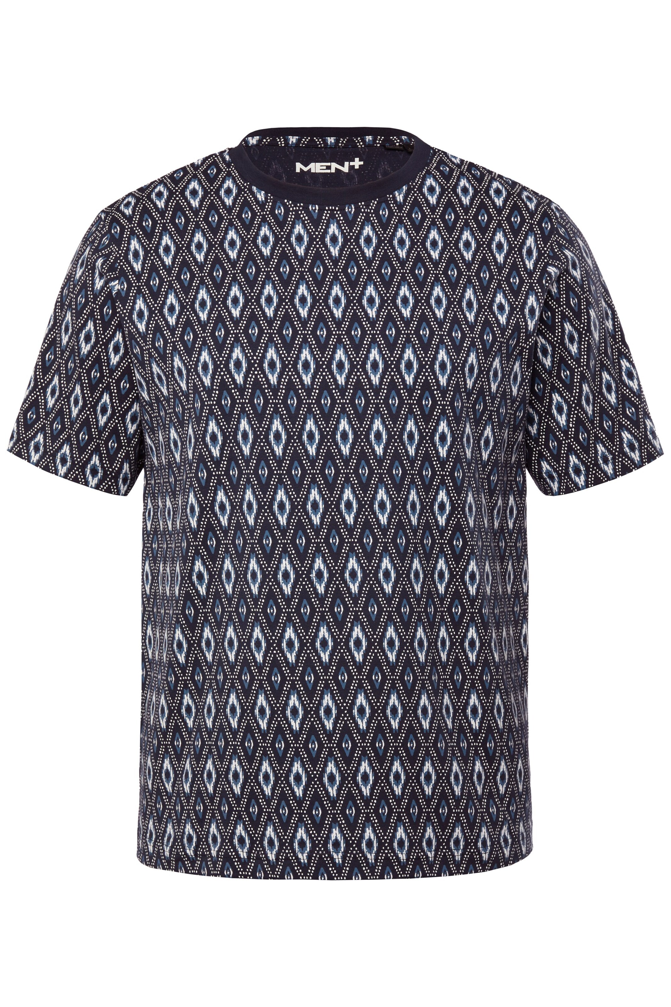 Men Plus T-Shirt in Blau: Vorderseite