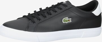 LACOSTE Sneakers in Black: front