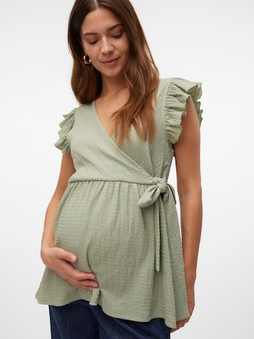 MAMALICIOUS Bluse 'LIMA' in Grün