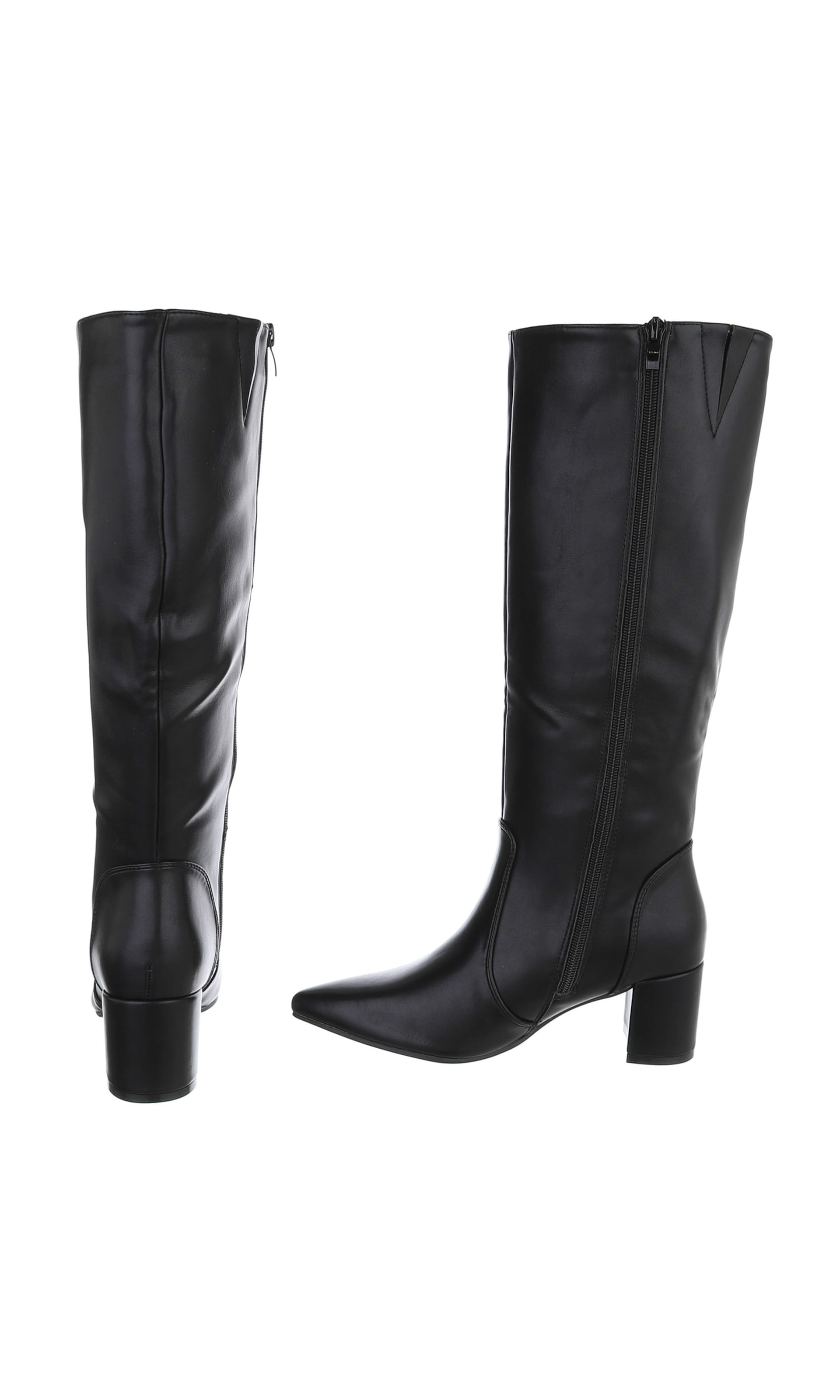 Ital-Design Stiefel in Schwarz
