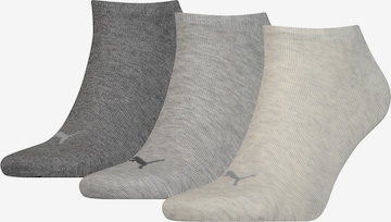 PUMA Ankle Socks in Grey: front