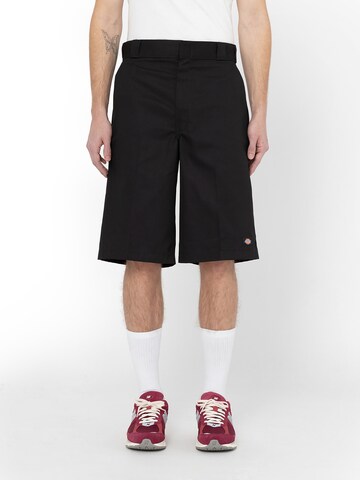 DICKIES Regular Trousers with creases in Black: front