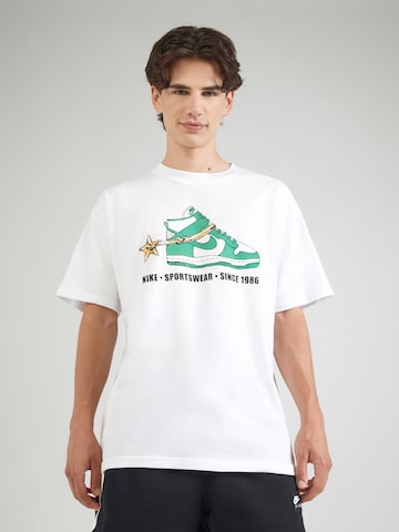 Nike Sportswear Μπλουζάκι σε λευκό: μπροστά