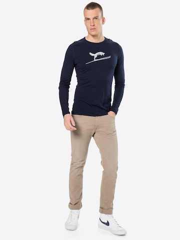 ICEBREAKER Functioneel shirt '200 Oasis Fox Jump' in Blauw