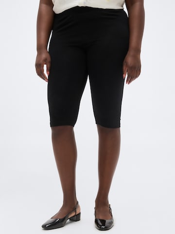 ONLY Carmakoma - Skinny Leggings 'CARTIME' en negro: frente