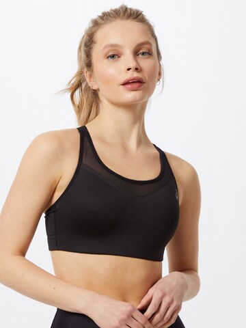 ASICS Bustier Sportmelltartók - fekete: elől