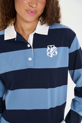 SAINT TROPEZ - Sudadera con cremallera 'Meg' en azul