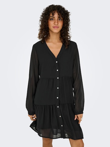 Abito camicia 'ONLSTAR' di ONLY in nero: frontale
