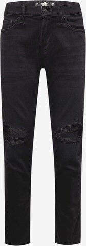 HOLLISTER Slimfit Jeans in Zwart: voorkant
