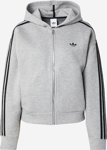 ADIDAS ORIGINALS Суичъри с качулка 'Spacer' в сиво: отпред